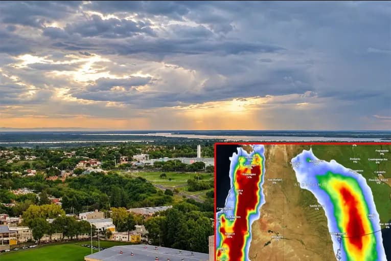 Tormentas fuertes marcarán el fin de semana: qué pasará en Entre Ríos - imagen de origen