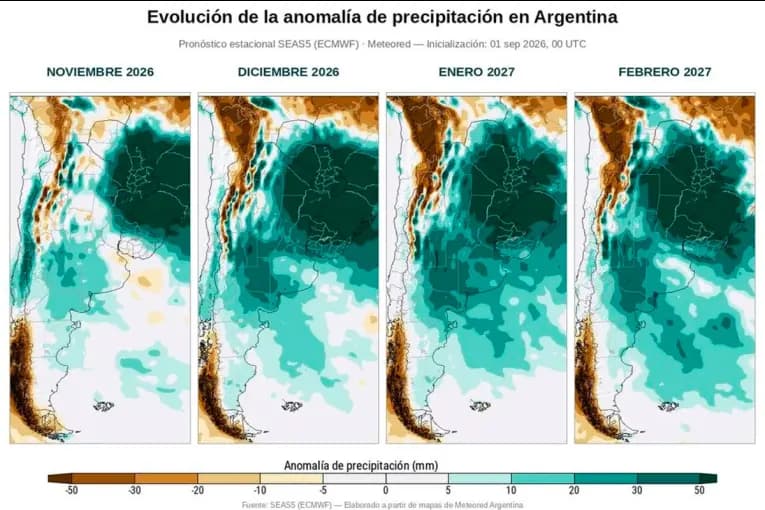 El Niño ya está instalado: qué puede pasar en cada región y por qué el Litoral está bajo mayor vigilancia - imagen de origen