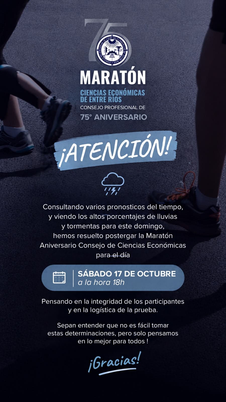 Se postergó la «Maratón 75 aniversario» del Consejo Profesional de Ciencias Económicas de Entre Ríos - Cadena Entrerriana 96.5MHz LRS 798 - imagen de origen