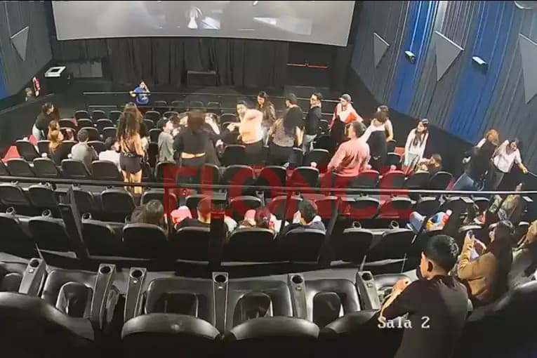 Nuevo video de la pelea con gas pimienta en un cine de Paraná