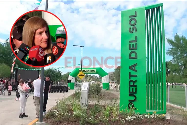 Inauguraron el Paseo Puerta del Sol y Romero destacó: “Los vecinos me dicen ‘me cambió la vida’” - imagen de origen