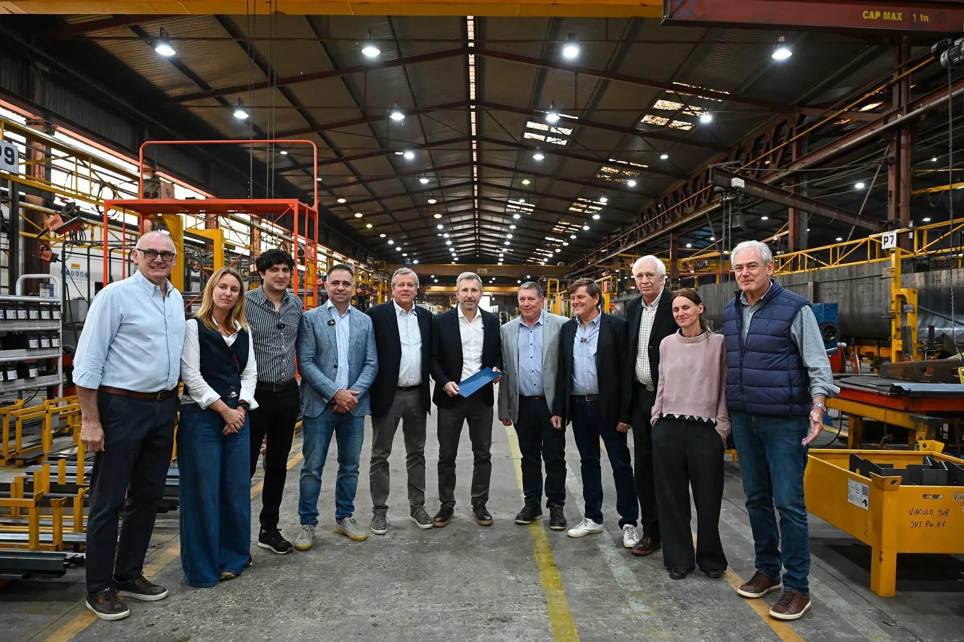 Frigerio entregó la adhesión al RINI a una metalúrgica de Gualeguaychú que proyecta invertir 9.500 millones - imagen del Gobierno de Entre Ríos