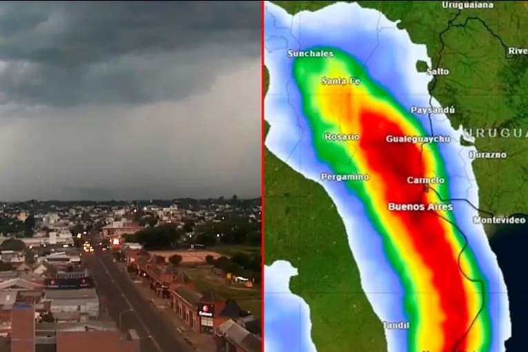 Alerta amarilla por tormentas fuertes en Entre Ríos: qué zonas abarca y cuándo llegarían - imagen de origen