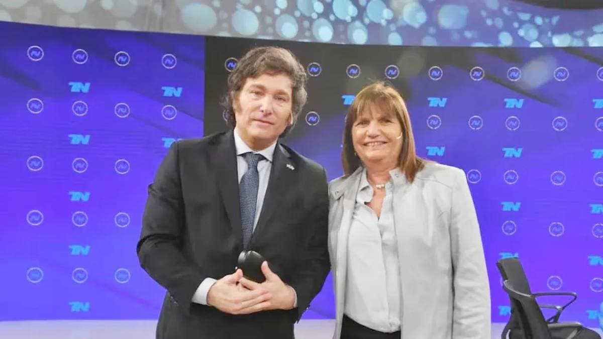 En medio de rumores de tensión, Milei y Bullrich mantuvieron una conversación - imagen de origen
