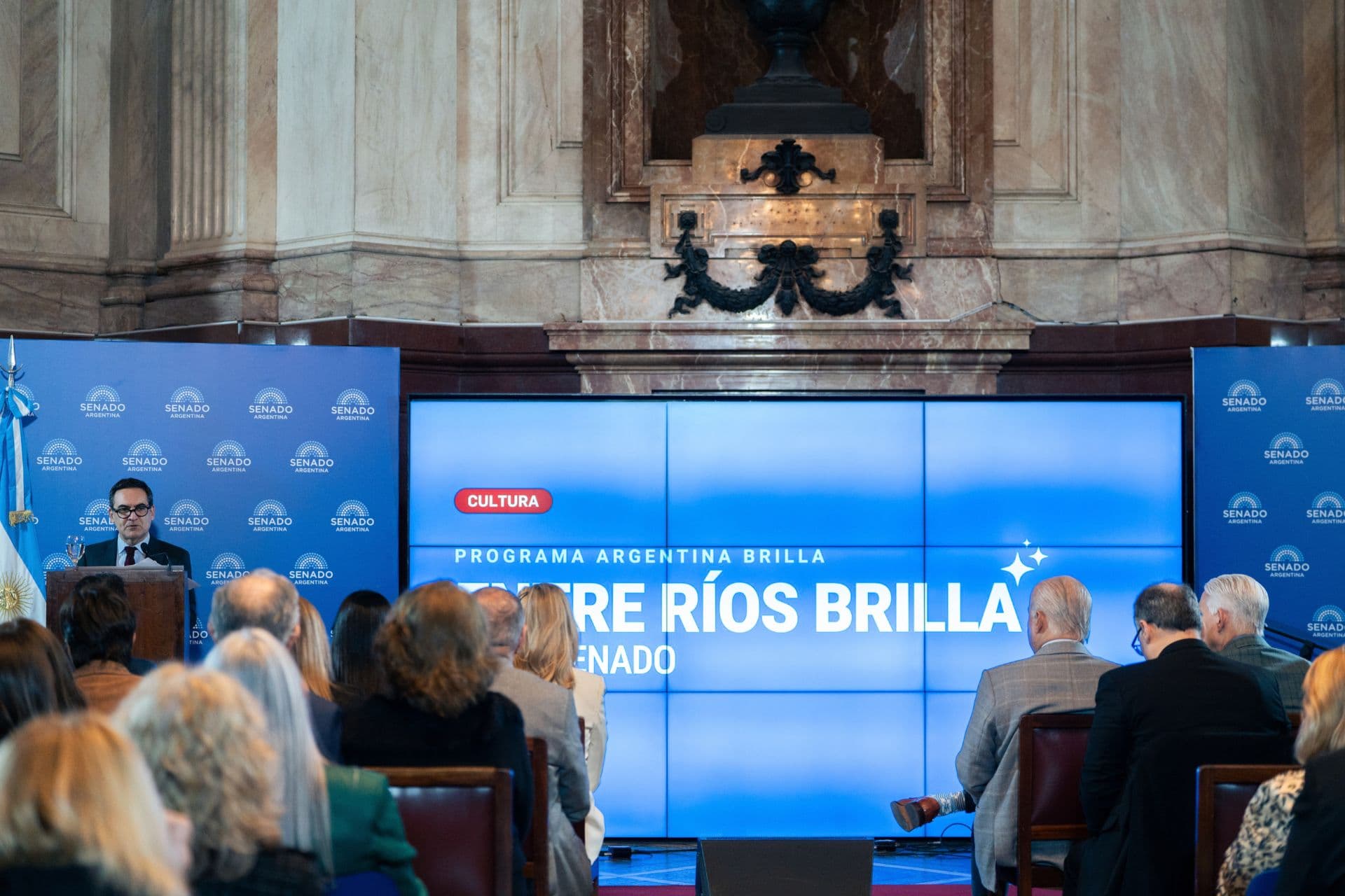 Turismo, producción y cultura mostraron la identidad entrerriana en el Senado de la Nación - imagen del Gobierno de Entre Rios