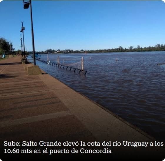 Altura del Río Uruguay frente al puerto de Concordia - Cadena Entrerriana 96.5MHz LRS 798 - imagen de origen