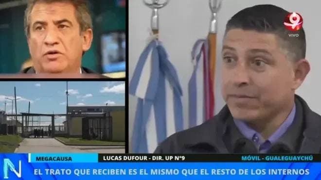 Urribarri en la cárcel de Gualeguaychú: "Que se cruce con otros a veces puede ser un riesgo", consideró el director de la UP9 - imagen de origen