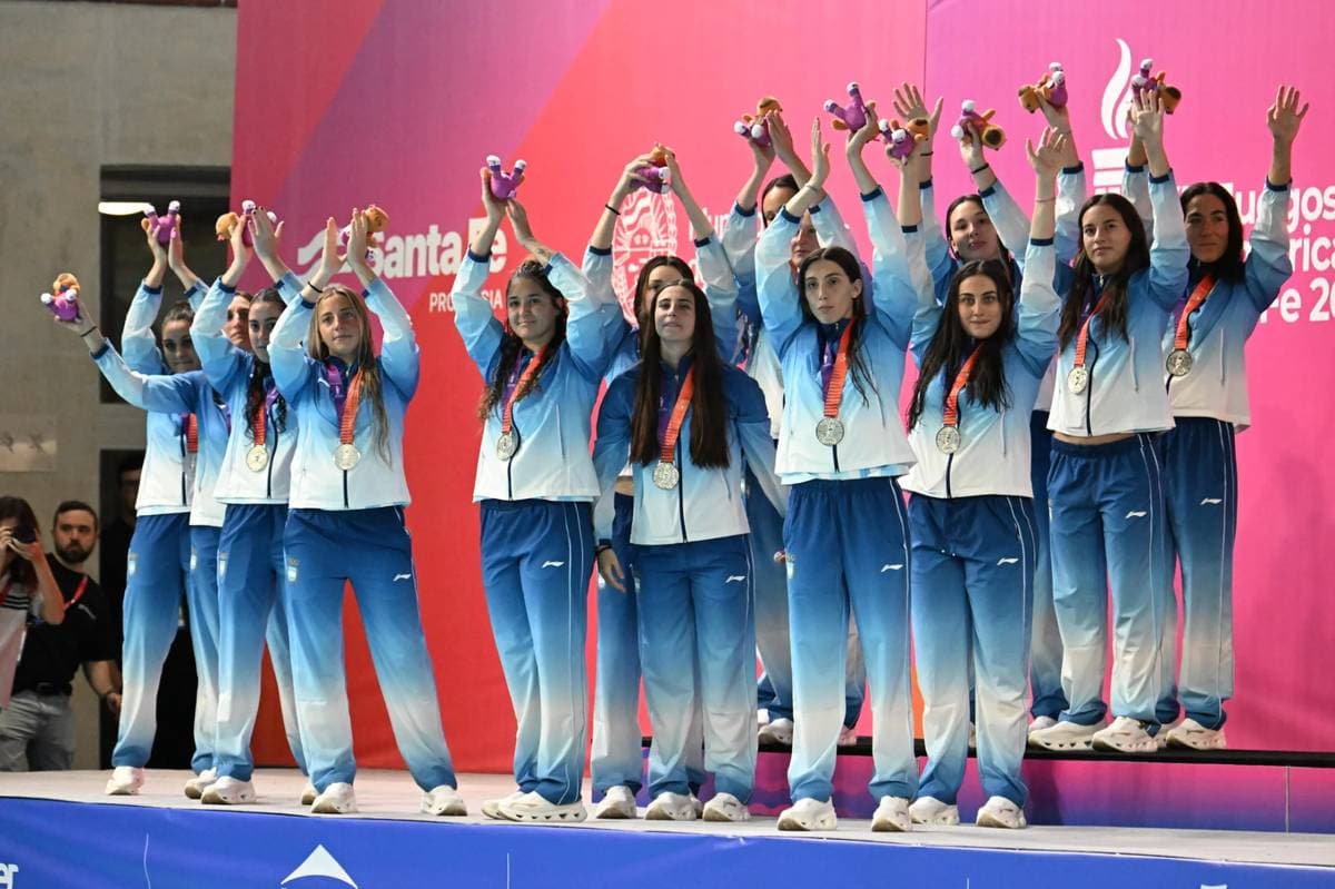 Argentina cierra su participación en el polo acuático con dos medallas de plata - imagen de origen