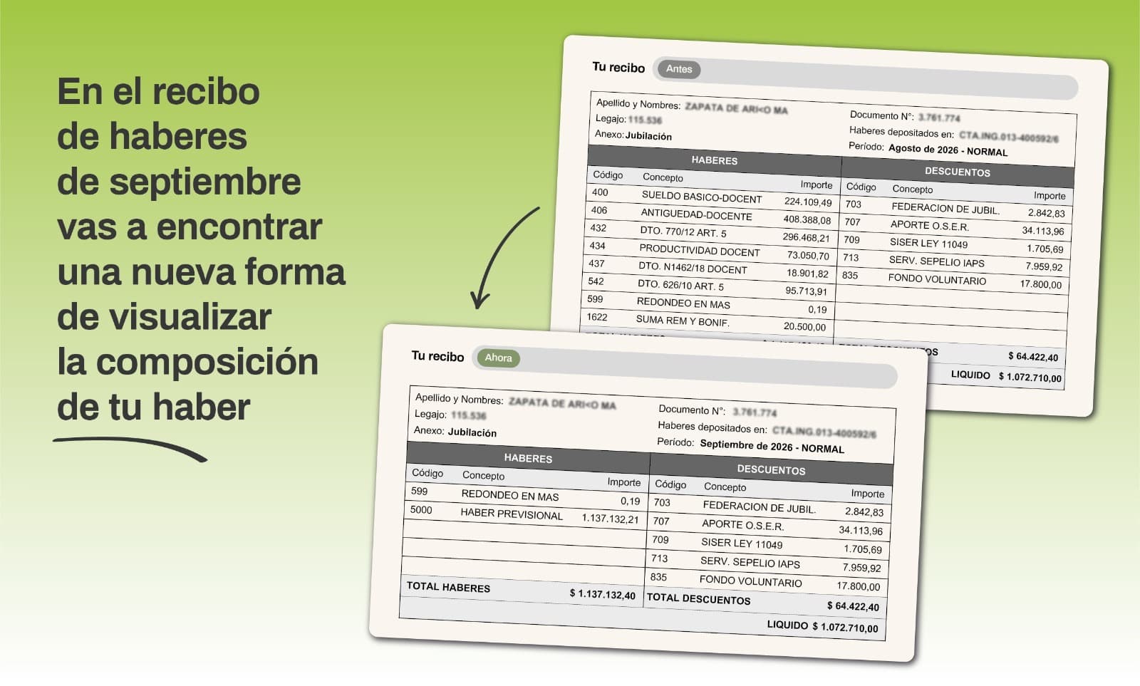 La Caja de Jubilaciones implementa un nuevo formato de recibo de haberes - Cadena Entrerriana 96.5MHz LRS 798 - imagen de origen