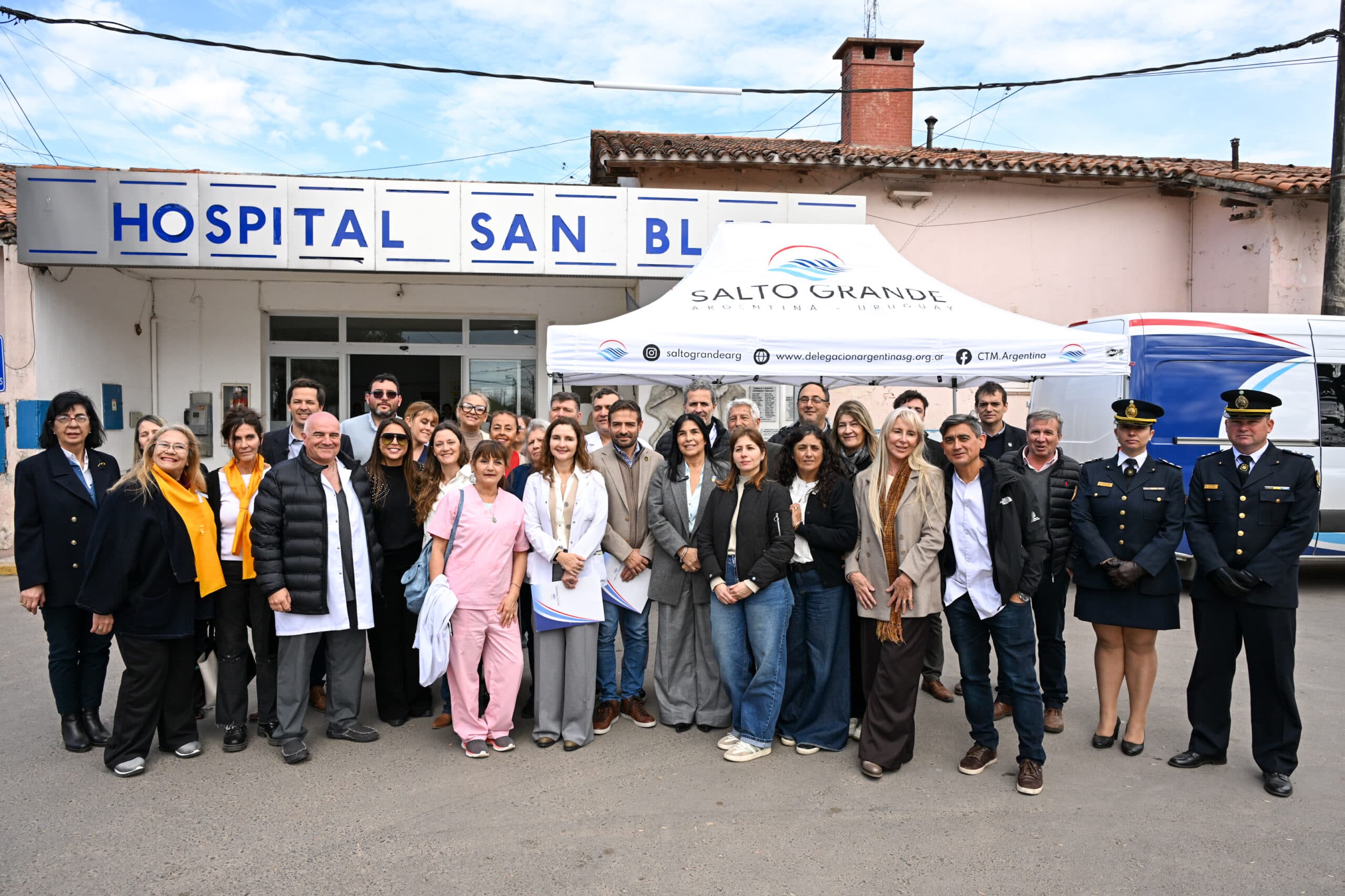 Aluani entregó equipamiento de alta complejidad al Hospital San Blas de Nogoyá - imagen del Gobierno de Entre Rios