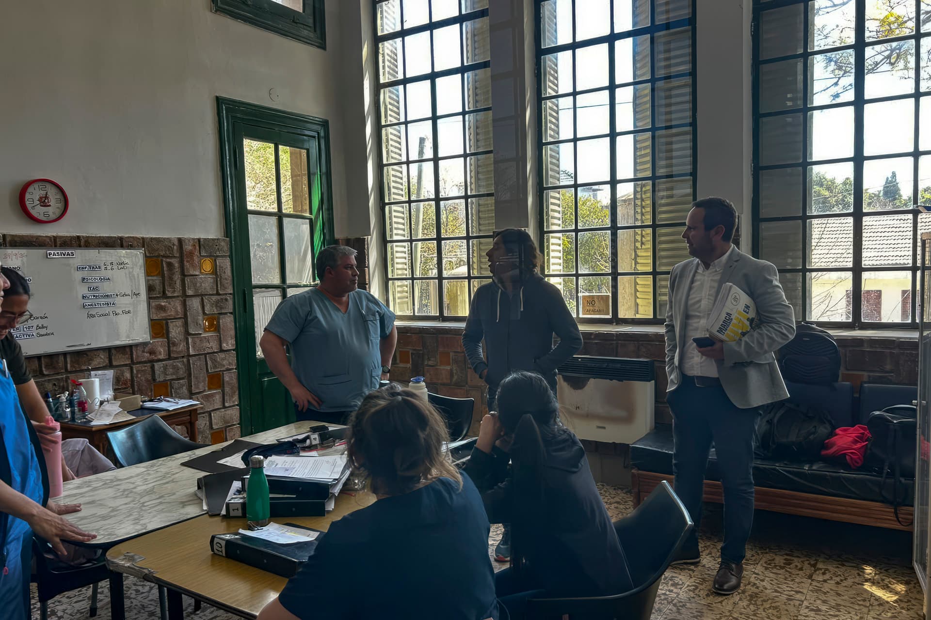 La provincia fortalece el abordaje comunitario de la salud mental junto al equipo del hospital de Colón - imagen del Gobierno de Entre Rios